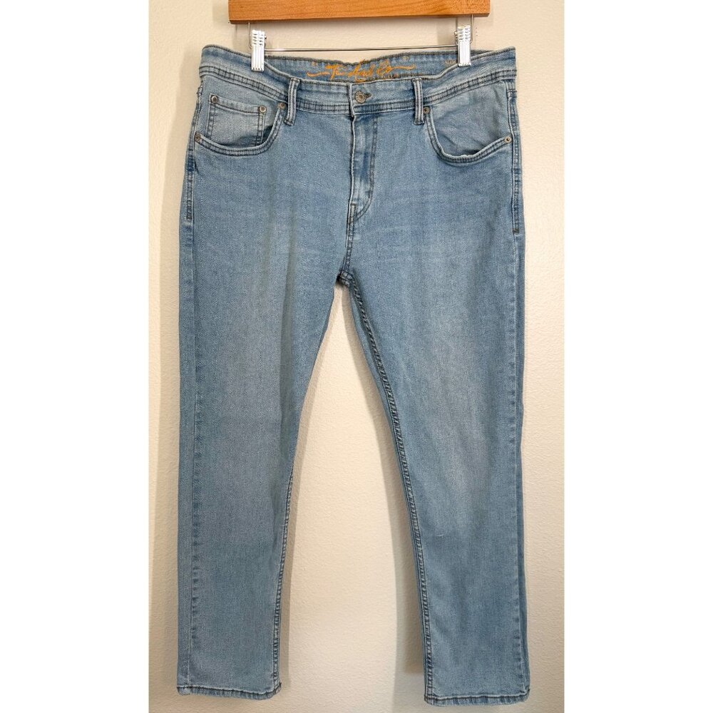 Tc And Co Los Angeles Men's Slim Fit Jeans L30 X W36 Light Blue‎ Denim Pants EUC